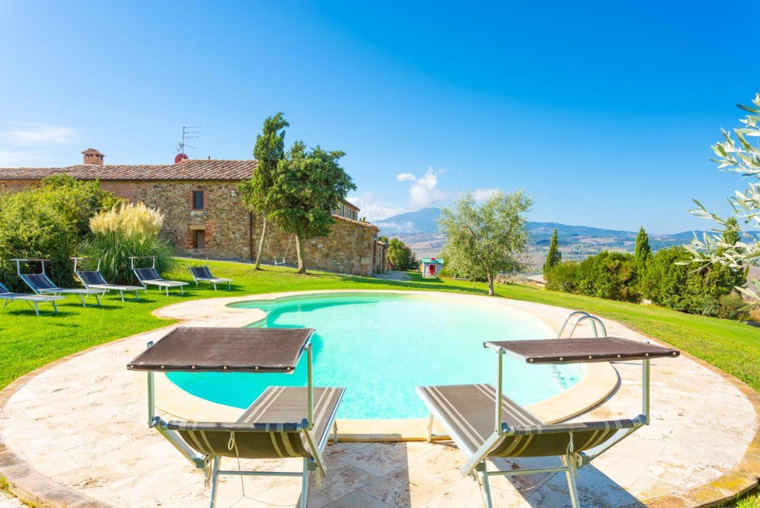 Villa Podere Belvedere Сиена Экстерьер фото