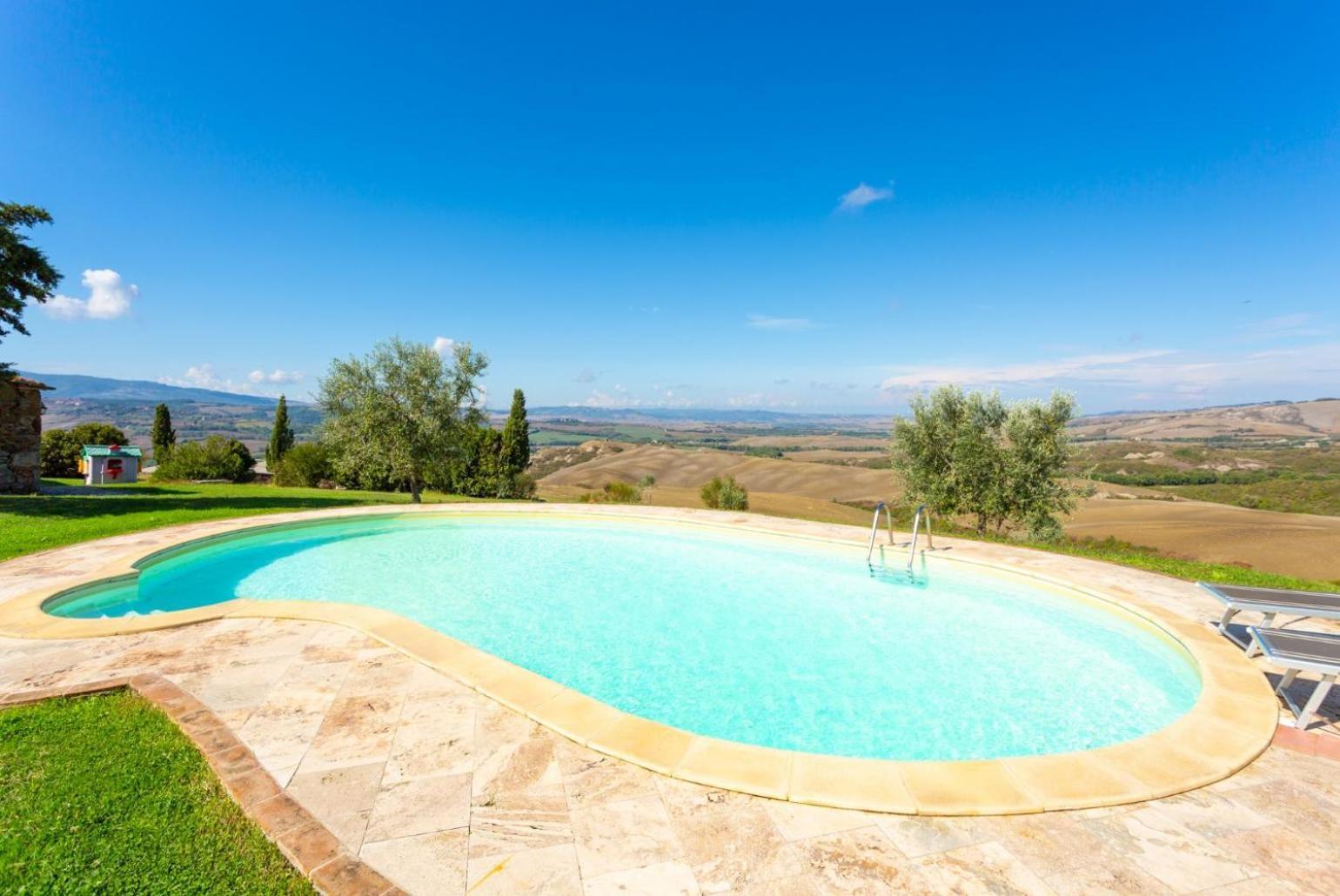 Villa Podere Belvedere Сиена Экстерьер фото