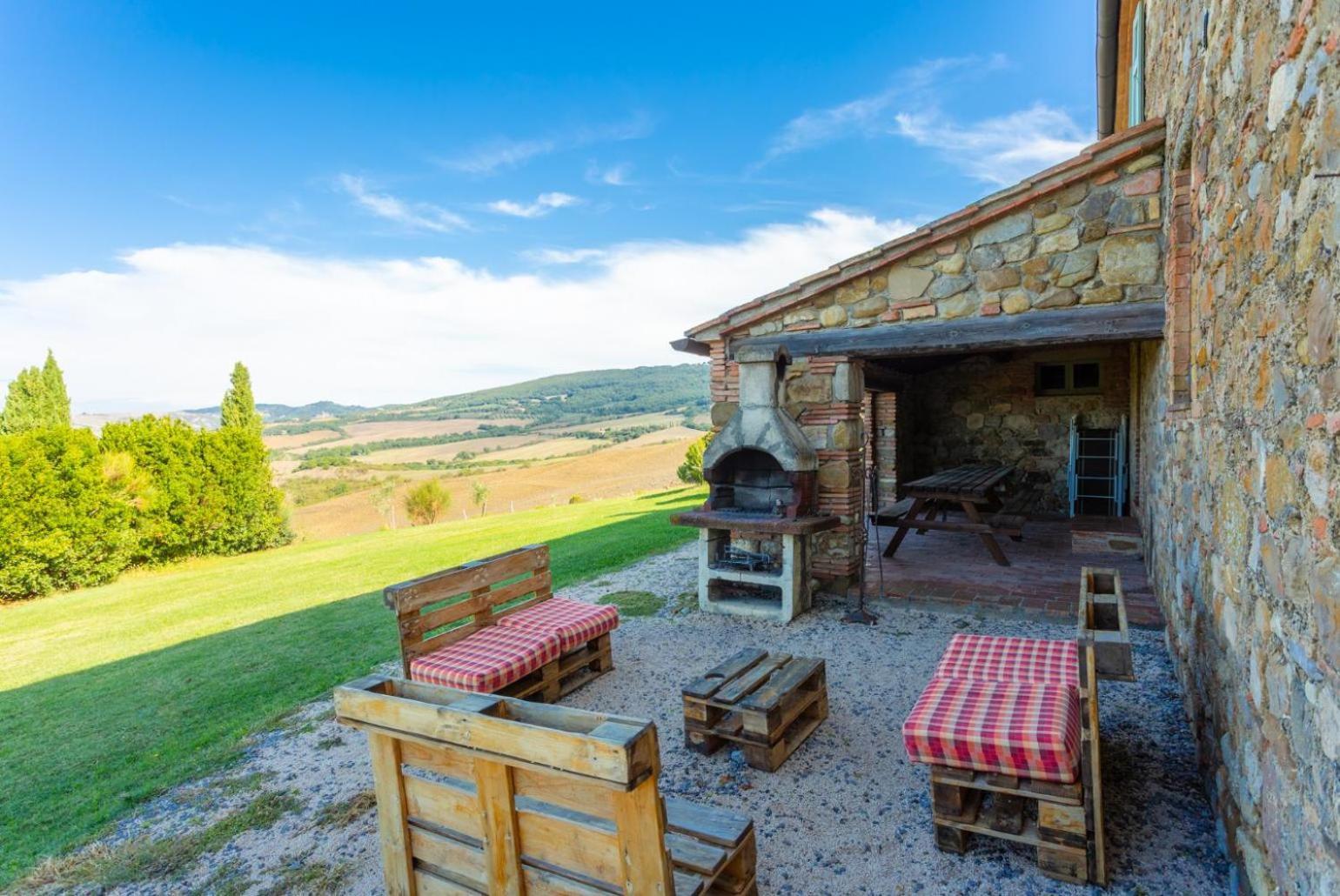 Villa Podere Belvedere Сиена Экстерьер фото