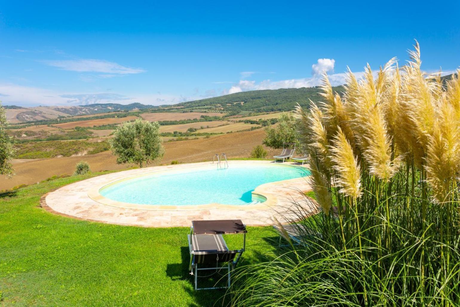 Villa Podere Belvedere Сиена Экстерьер фото